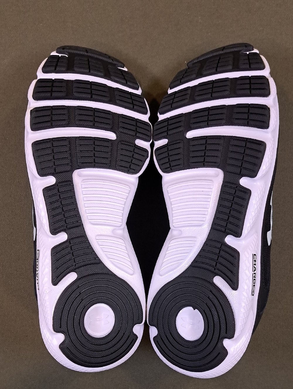 Under Armour Charged Assert 9 Running Shoes - Color: Black/White - Size: 9.5 - Picture 8 of 9